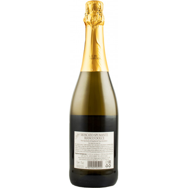 Купити Вино ігристе Moscato Spumante біле напівсолодке 0,75л 7%