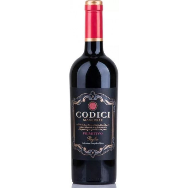Купить Купить Вино Masserie Primitivo IGP Codici красное сухое 0,75л 13,5%