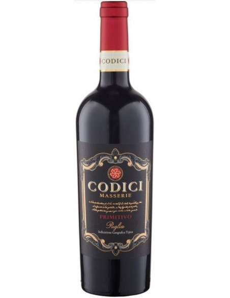 Купить Купить Вино Masserie Primitivo/Merlot IGP Codici красное сухое 0,75л 13,5%