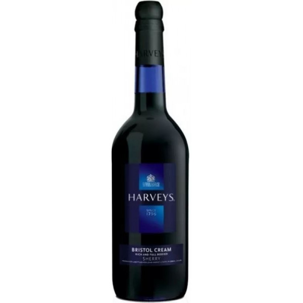 Купить Херес Harveys Bristol Cream белый сладкий 0,75л 17,5%