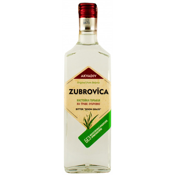 Купить Купить Настойка Аквадив Zubrovica 0,5л 40%
