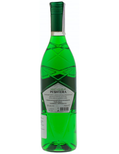 Купить Купить Ликер мятный Peshtera 0,7л 25%