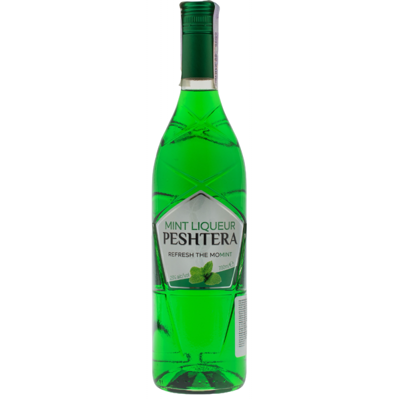 Лікер м\'ятний Peshtera 0,7л 25%