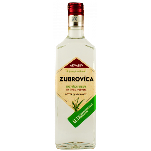 Купить Настойка Аквадив Zubrovica 0,5л 40%