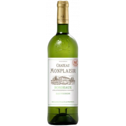 Купить Вино Chateau Monplaisir белое сухое 0,75л 12%