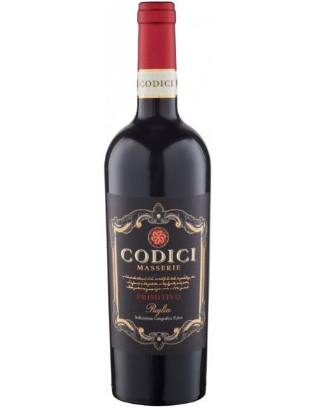 Купить Вино Masserie Primitivo/Merlot IGP Codici красное сухое 0,75л 13,5%