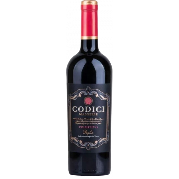 Купить Вино Masserie Primitivo IGP Codici красное сухое 0,75л 13,5%