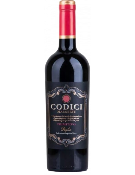 Купить Вино Masserie Primitivo IGP Codici красное сухое 0,75л 13,5%