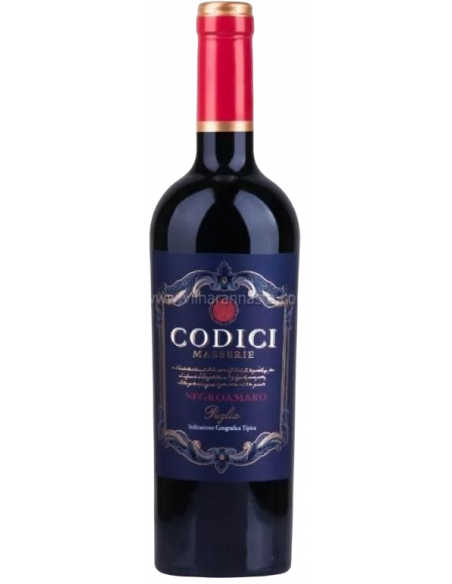 Купить Вино  Masserie Negroamaro IGP Codici красное сухое 0,75л 13%