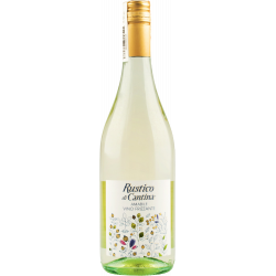 Купить Вино игристое Rustico frizzante белое полусладкое 0,75л 9,5%