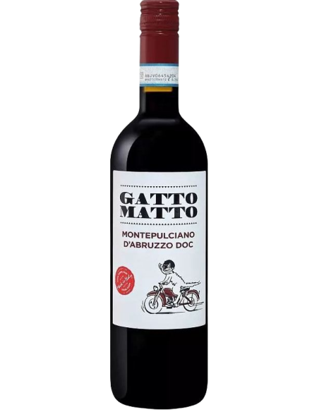 Купить Вино Gatto Matto Montepulciano d\'Abruzo DOC красное сухое 0,75л 12,5%