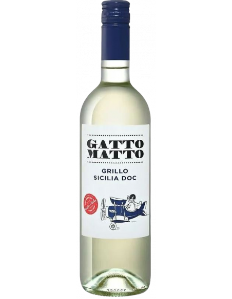 Купити Вино Gatto Matto Grillo Sicilia DOC біле сухе 0,75л 11,5%