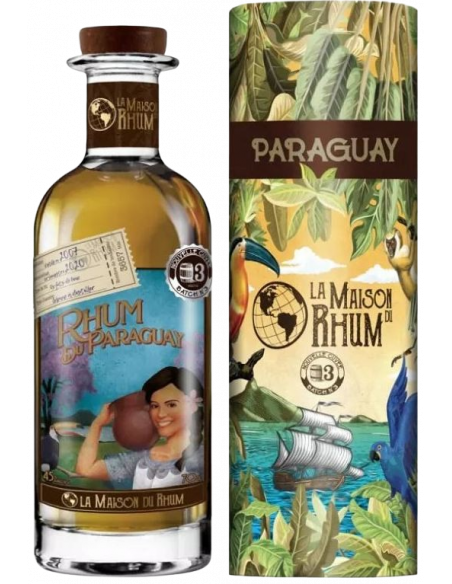Купить Ром La Maison du Rhum Paraguay 0,7л 45% тубус