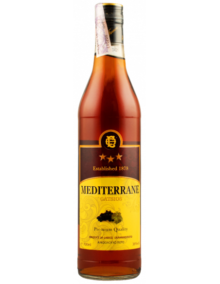 Купить Бренди Mediterrane 3stars 0,7л 36%