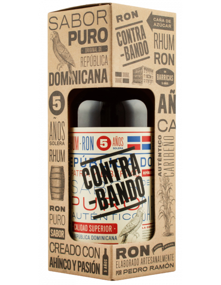 Купить Ром Contrabando 5 anos 0,7 38% коробка