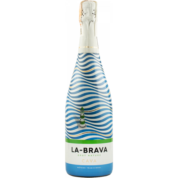 Купить Вино игристое Cava Brut Nature белое брют натюр 0,75л La Brava