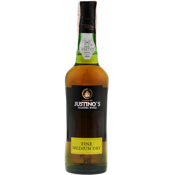 Купить Вино Justinos Madeira Fine Medium Dry 3yo белое полусухое 0,375л