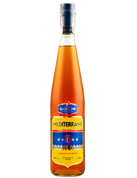 Купить Бренди Mediterrane 5stars 0,7л 38%