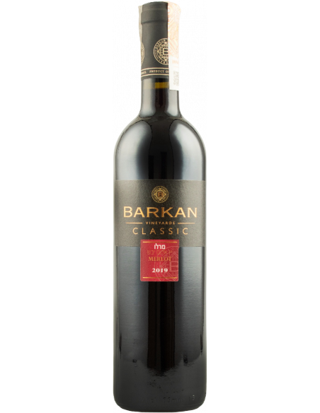 Купить Вино кошерное Classic Merlot красное сухое 0,75л Barkan