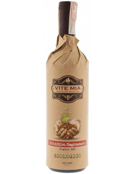 Купить Вино Primitivo Negroamaro IGT Biologico красное сухое 0,75л Vite Mia
