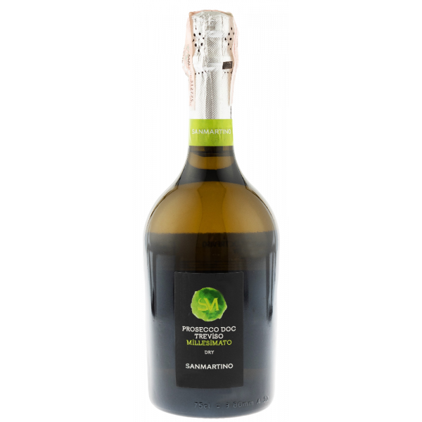 Купить Вино игристое Prosecco DOC Mill белое сухое 0,75л Sanmartino