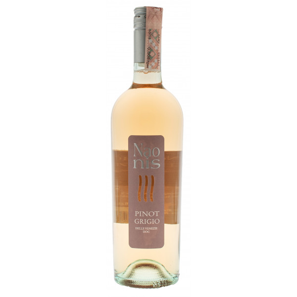 Купить Вино Pinot Grigio Blush DOC BDV розовое сухое 0,75л Naonis