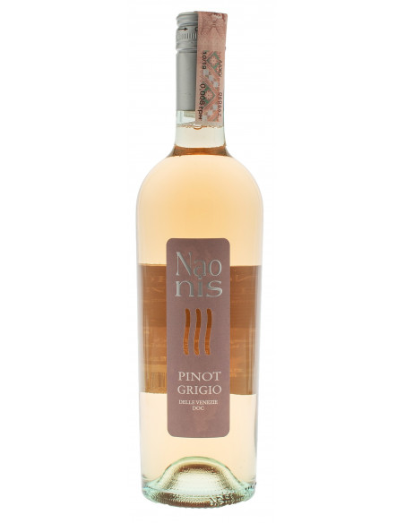 Купить Вино Pinot Grigio Blush DOC BDV розовое сухое 0,75л Naonis