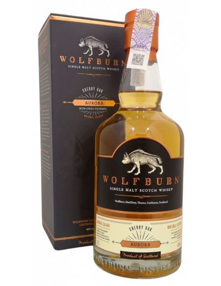 Купить Виски Wolfburn Aurora Single Malt 0,7л коробка