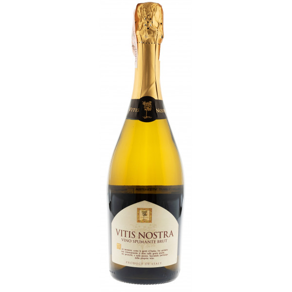 Купить Вино игристое Vino Spumante белое брют 0,75л Vitis Nоstra