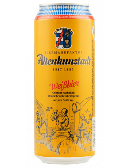 Купить Пиво пшеничное Beirmanufactur AKU Weissbier 0,5л  ж/б ABG