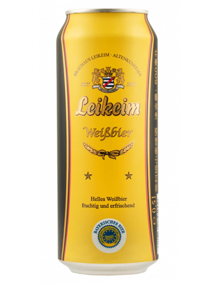 Купить Пиво светлое Weisse 0,5л  ж/б Leikeim