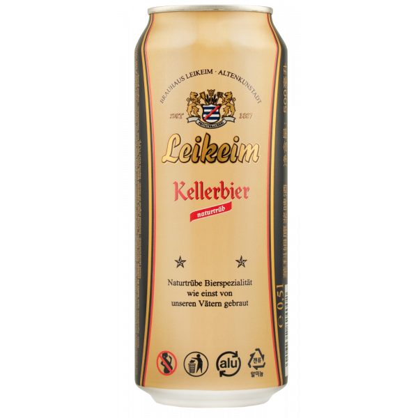 Купить Пиво светлое Kellerbier 0,5л Leikeim