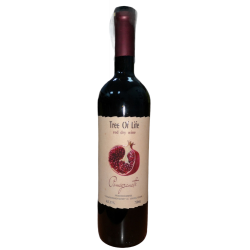 Купить Вино гранатовое Дерево жизни красное сухое 0,75л
