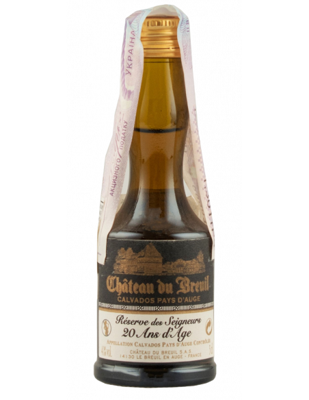 Купить Кальвадос Calvados Reserve Des Seigneurs 20yo 0,03л Chateau du Breuil