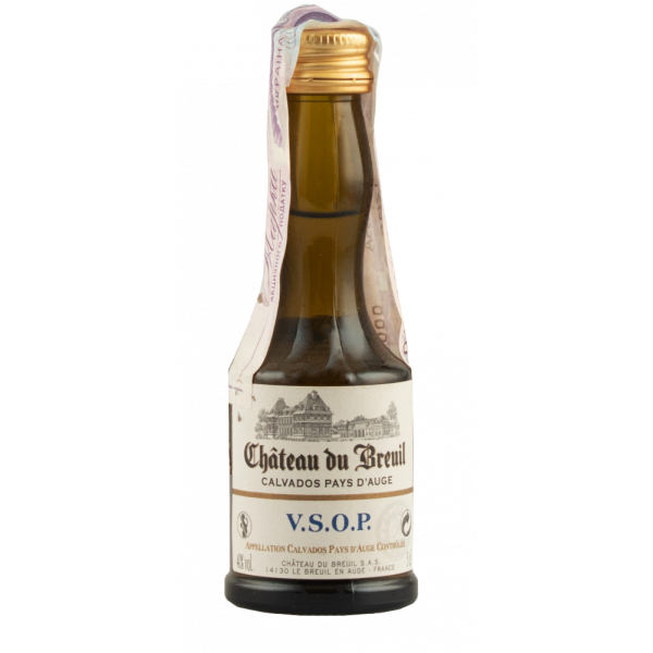 Купить  Кальвадос Calvados VSOP 0,03л  выдержка 6лет Chateau du Breuil