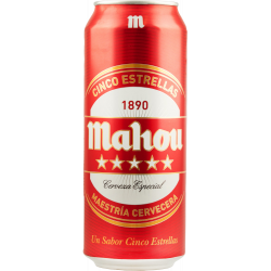 Купить Пиво Mahou 5estrellas 0,5л  ж/б