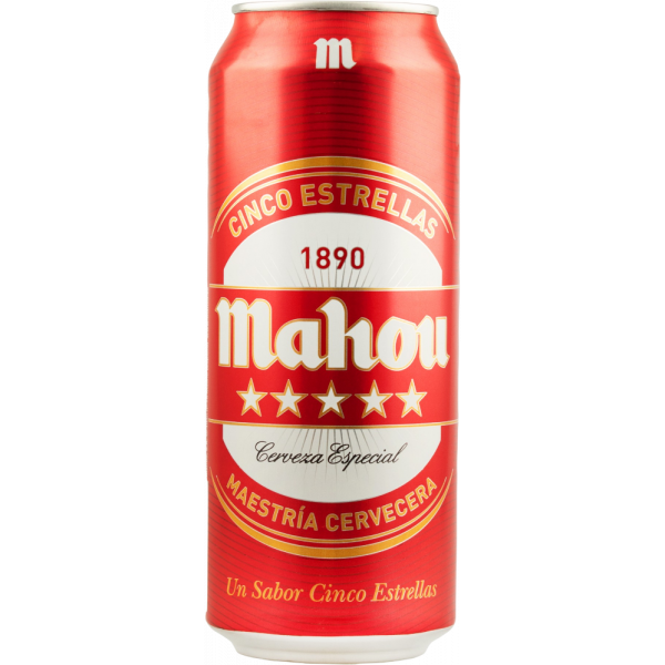 Купить Пиво Mahou 5estrellas 0,5л  ж/б