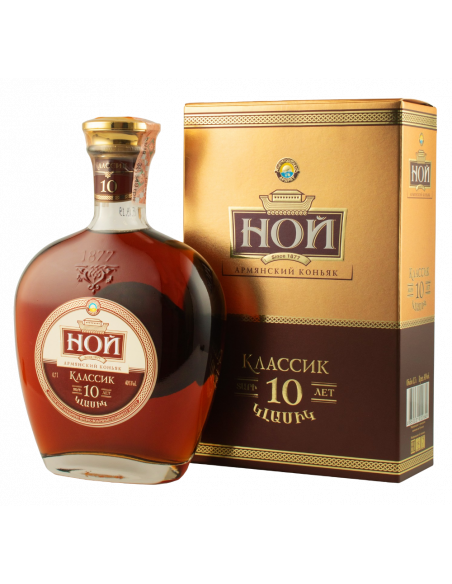 Купить Коньяк Ной Классик 10 лет 0,7л коробка