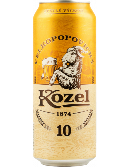 Купить Пиво светлое Velkopopovicky Kozel 10% 0,5л ж/б