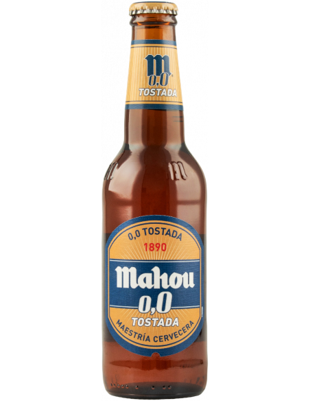 Купить Пиво безалкогольное Mahou Tostada 0,33л стекло