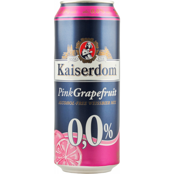 Купить Пиво безалкогольное Kaiserdom Pink Grapefruit 0,5л ж/б