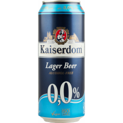 Купить Пиво безалкогольное Kaiserdom Lager 0,5л ж/б