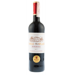 Купить Вино Chateau Monplaisir красное сухое 0,75л