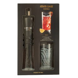 Купить Водка Roberto Cavalli Night Edition 1л  коробка + стакан