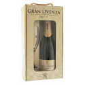 Купить Вино игристое Cava Gr.Livenza белое брют 0,75л 11,5%  +бокал Garcia Carrion