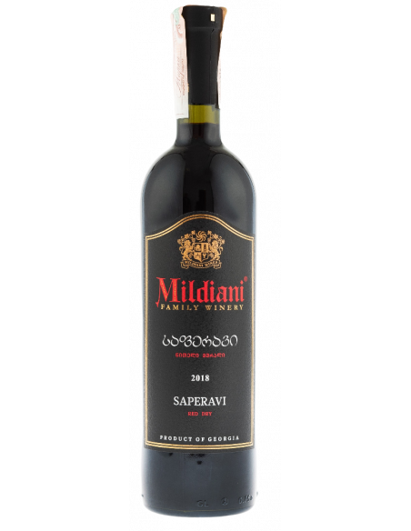 Купити Вино Саперави красное сухое 0,75л Mildiani