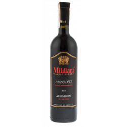 Купить Вино Ахашени AOC красное полусладкое 0,75л Mildiani