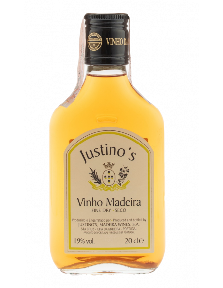 Купить Вино Justinos Madeira Fine Dry 3yo белое сухое 0,2л