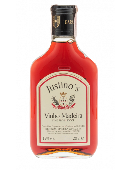 Купить Вино Justinos Madeira Fine Rich 3yo белое десертное 0,2 л 19%