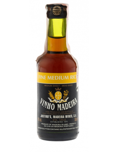 Купить Вино Justinos Madeira Fine Medium Rich 3yo белое полусладкое 0,05 л